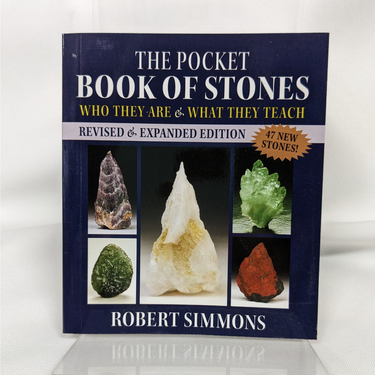 The Pocket Book of Stones guide from Crystal Books by Robert Simmons Q223 featuring bliss crystals