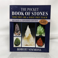 The Pocket Book of Stones guide from Crystal Books by Robert Simmons Q223 featuring bliss crystals