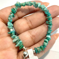 Thumbnail for Crystal Chip Adjustable Chain 6’’ Bracelet #J801