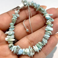 Thumbnail for Crystal Chip Adjustable Chain 6’’ Bracelet #J801