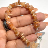 Thumbnail for Crystal Chip Adjustable Chain 6’’ Bracelet #J801