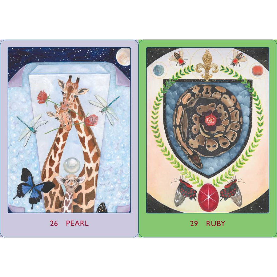 Two tarot cards from Crystal Clear Oracle by Nadine Gordon-Taylor #LV7300