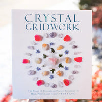 Thumbnail for Book cover of Crystal Gridwork by Kiera Fogg on sacred geometry and crystal healing. #Q001