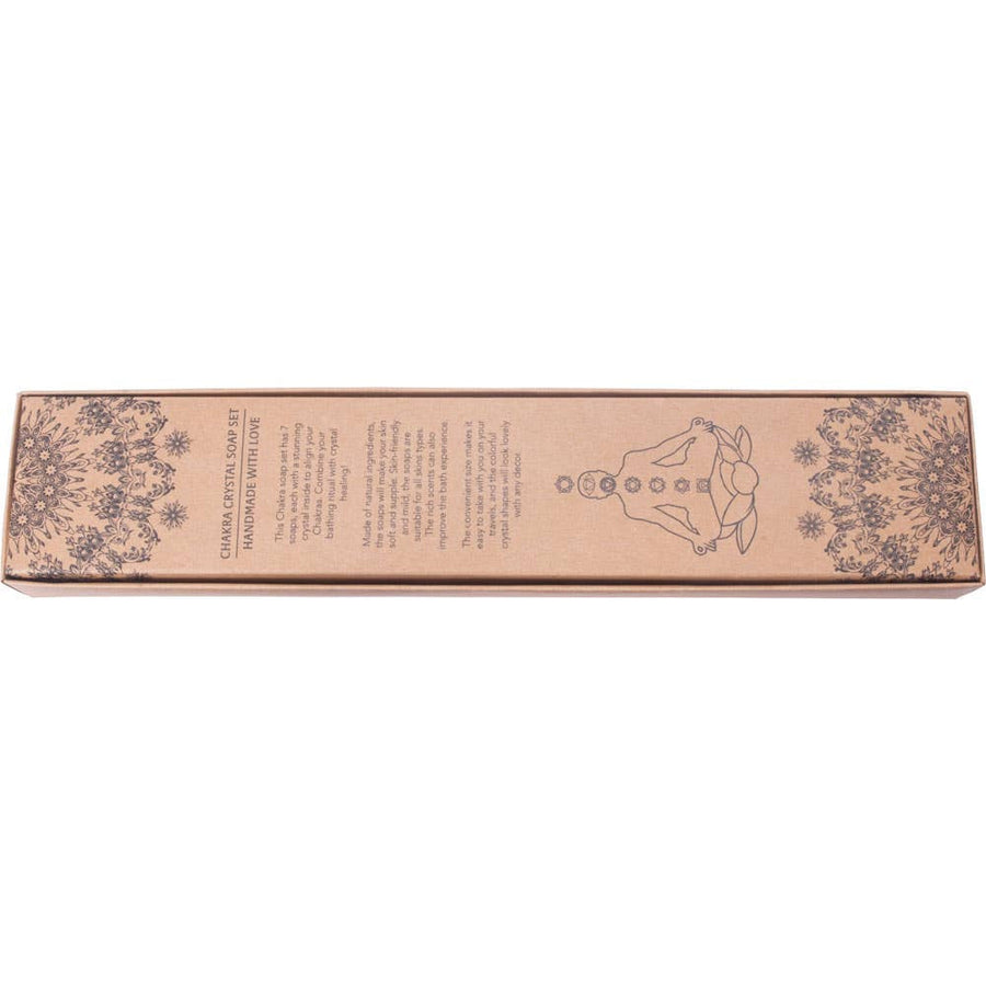 Crystal Infused Soap 7 Chakras (Set of 7) #70013 $44