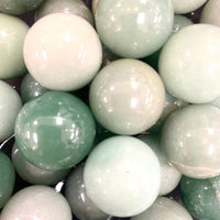 Thumbnail for Smooth polished jade and white marbles clustered, perfect for rose quartz decor