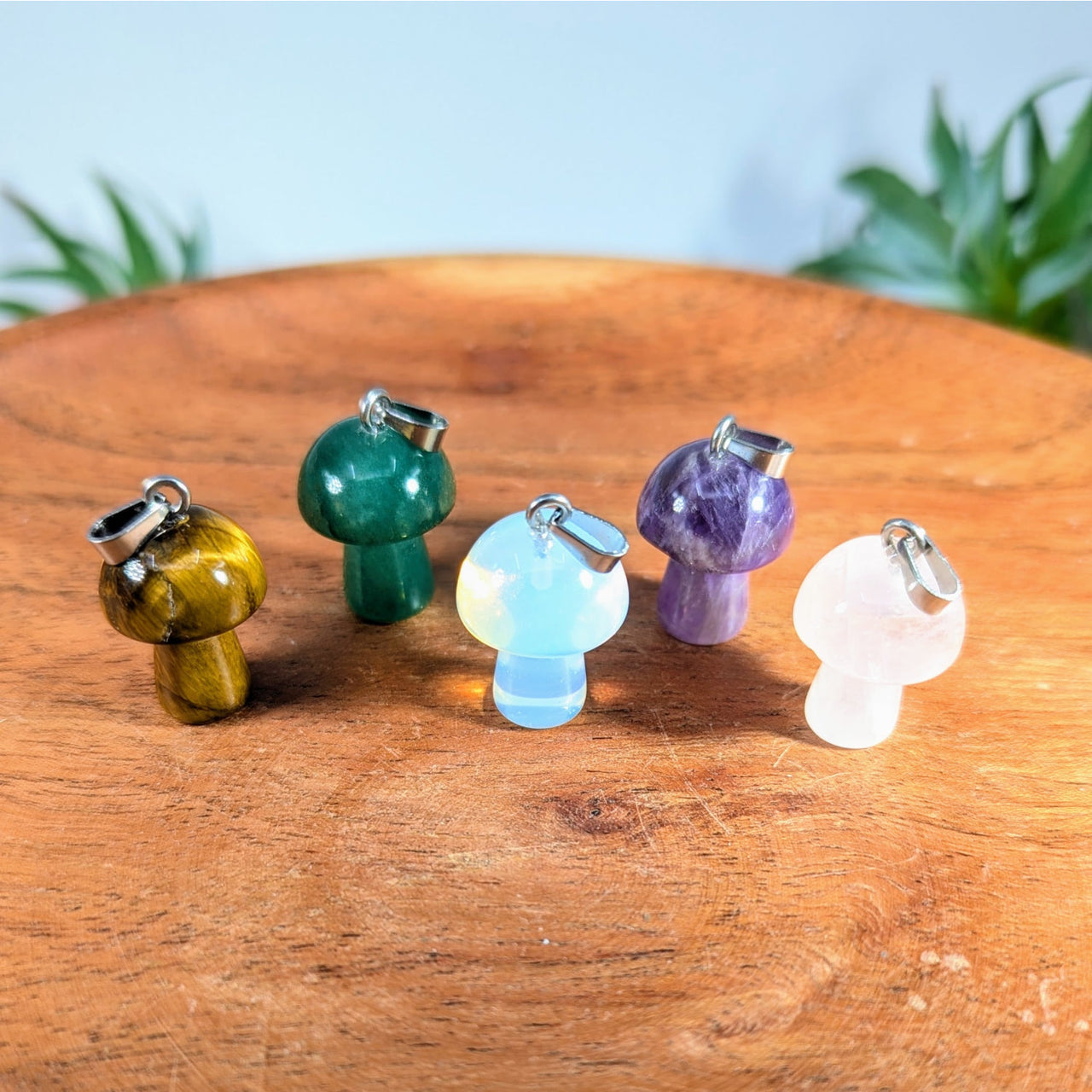 Crystal Mushroom.8’’ Mini Pendant #LV9700