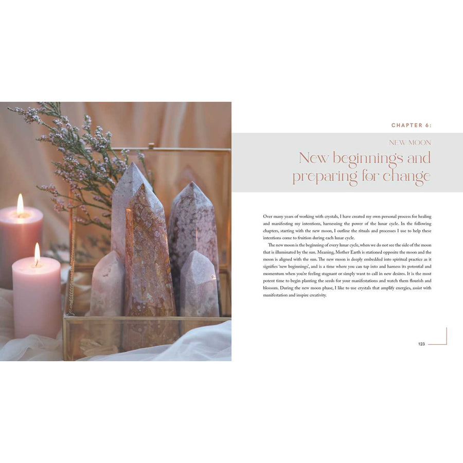 Crystal Rituals by the Moon by Leah Shoman #LV3676