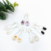 Thumbnail for Crystal Teardrop 1.4’’ Earrings #LV6375 - $18