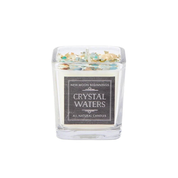 Crystal Waters: Ritual Candles Soy Candle Crystal Candles: