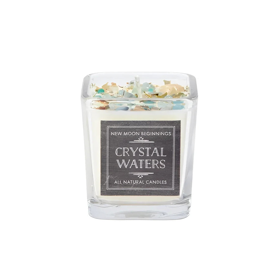 Crystal Waters: Ritual Candles Soy Candle Crystal Candles: