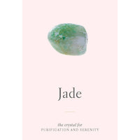 Smooth green jade stone in Crystals For Beginners Oracle Deck LV9582