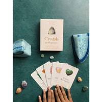 Crystals For Beginners Oracle Deck by Judy Hall with 50 healing cards