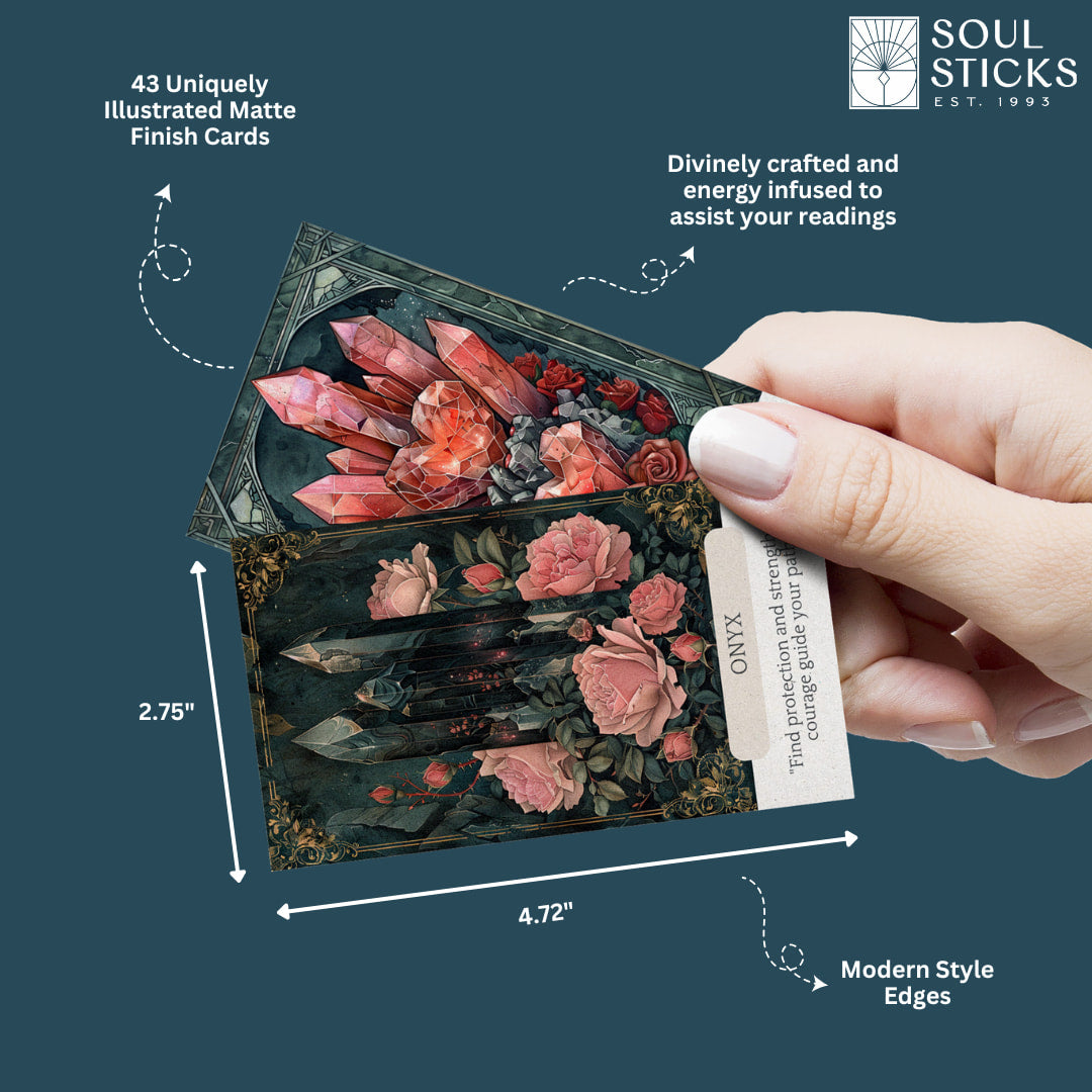 Crystals Wisdom Oracle Card Deck #LV9770 - $24.95