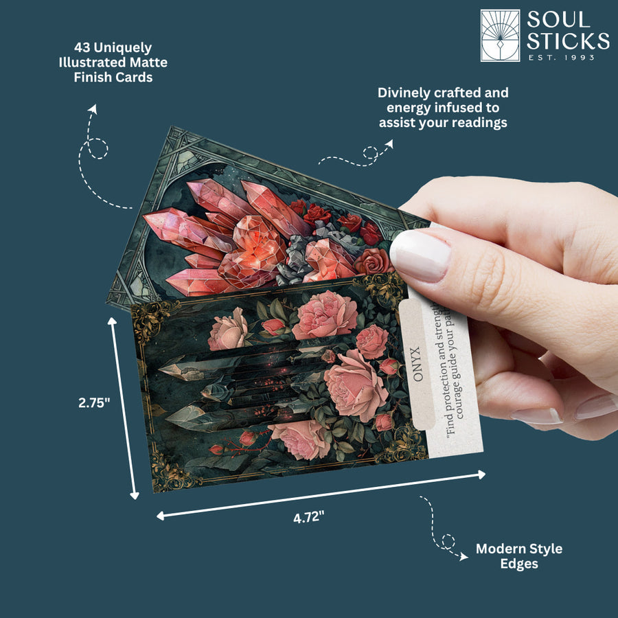 Crystals Wisdom Oracle Card Deck #LV9770 - $24.95