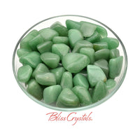 Thumbnail for Dark GREEN AVENTURINE Tumbled Stone for Prosperity #GA35