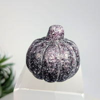Dark Lepidolite 1.5’’ Pumpkin Carving #LV9247 - $36