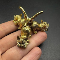 Tiny Cat Sphere Stand - GOLD #BC0578