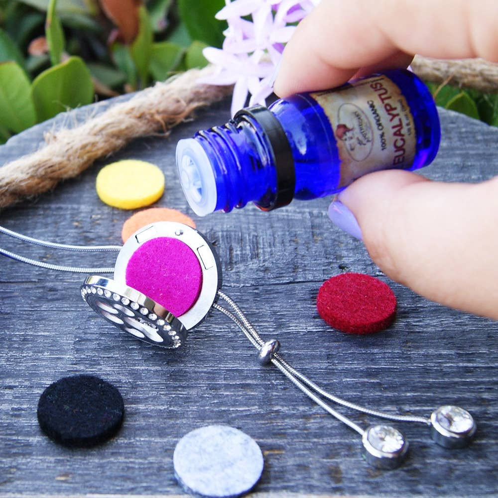 Dream Catcher Aromatherapy Essential Oil Necklace #LV9139