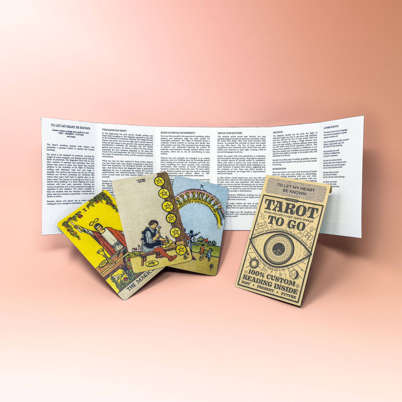 TAROT TO GO — Magic Tarot Journeys in an Envelope #BC0554