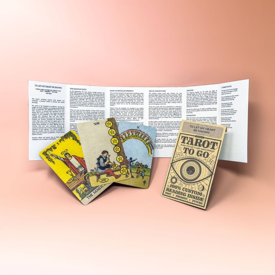 TAROT TO GO — Magic Tarot Journeys in an Envelope #BC0554