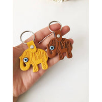 Thumbnail for Elephant Evil Eye Keychain #Q386 - $8.95