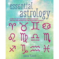 Astrology book cover for Essential Astrology by Joanna Watters in product LV4205