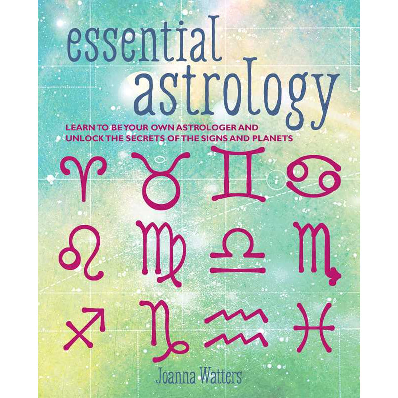 Astrology book cover for Essential Astrology by Joanna Watters in product LV4205