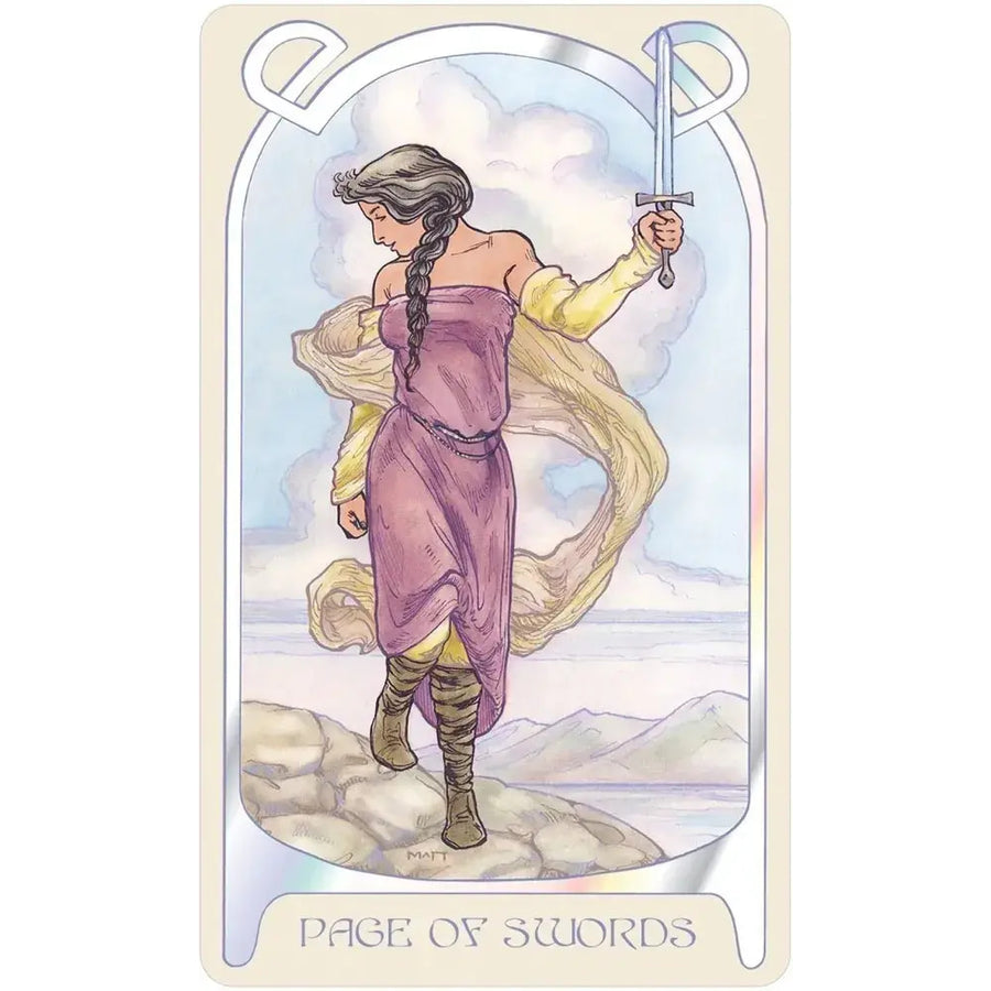 Ethereal Visions Tarot Luna Edition LV9579 sword woman card