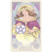 Ethereal Visions Tarot Luna Edition Queen of Pentacles card LV9579
