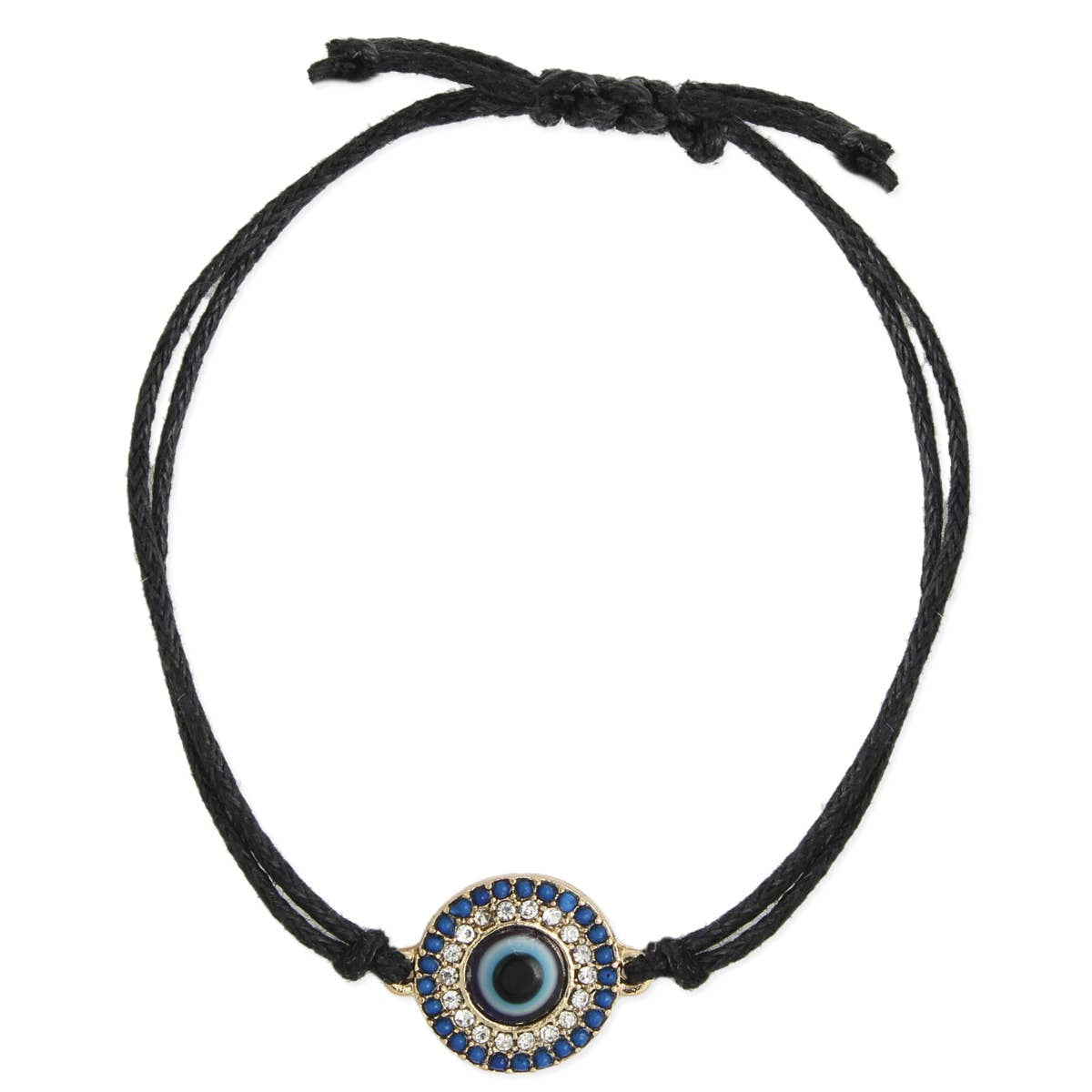 Evil Eye Black String Bracelet #LV5283 - $11.95