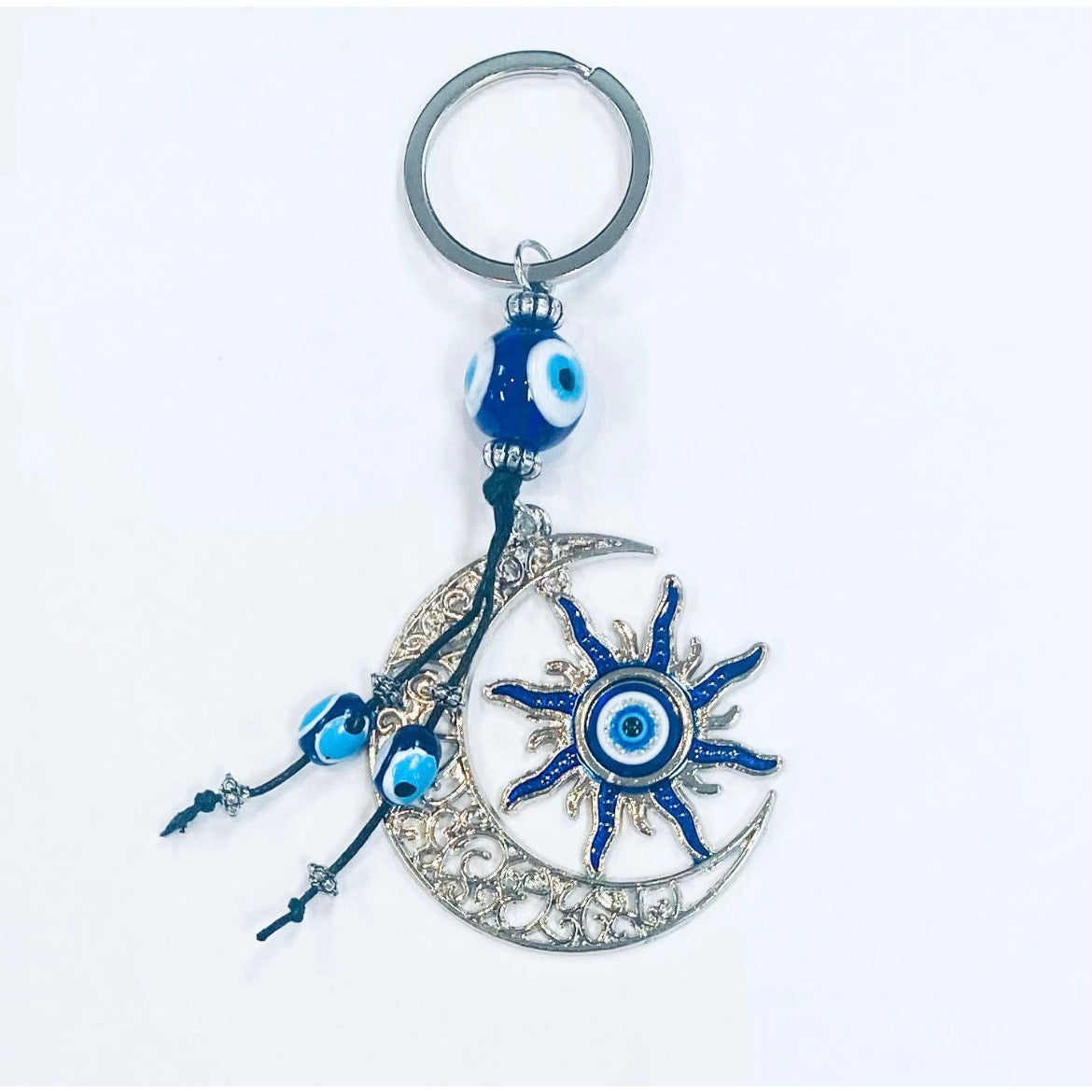 Evil Eye Keychain #Q198 - Protective and Stylish Accessory for Good Luck and Ward Off Evil