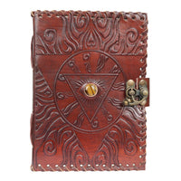 Evil Eye Leather Journal #BC0464 with embossed eye motif