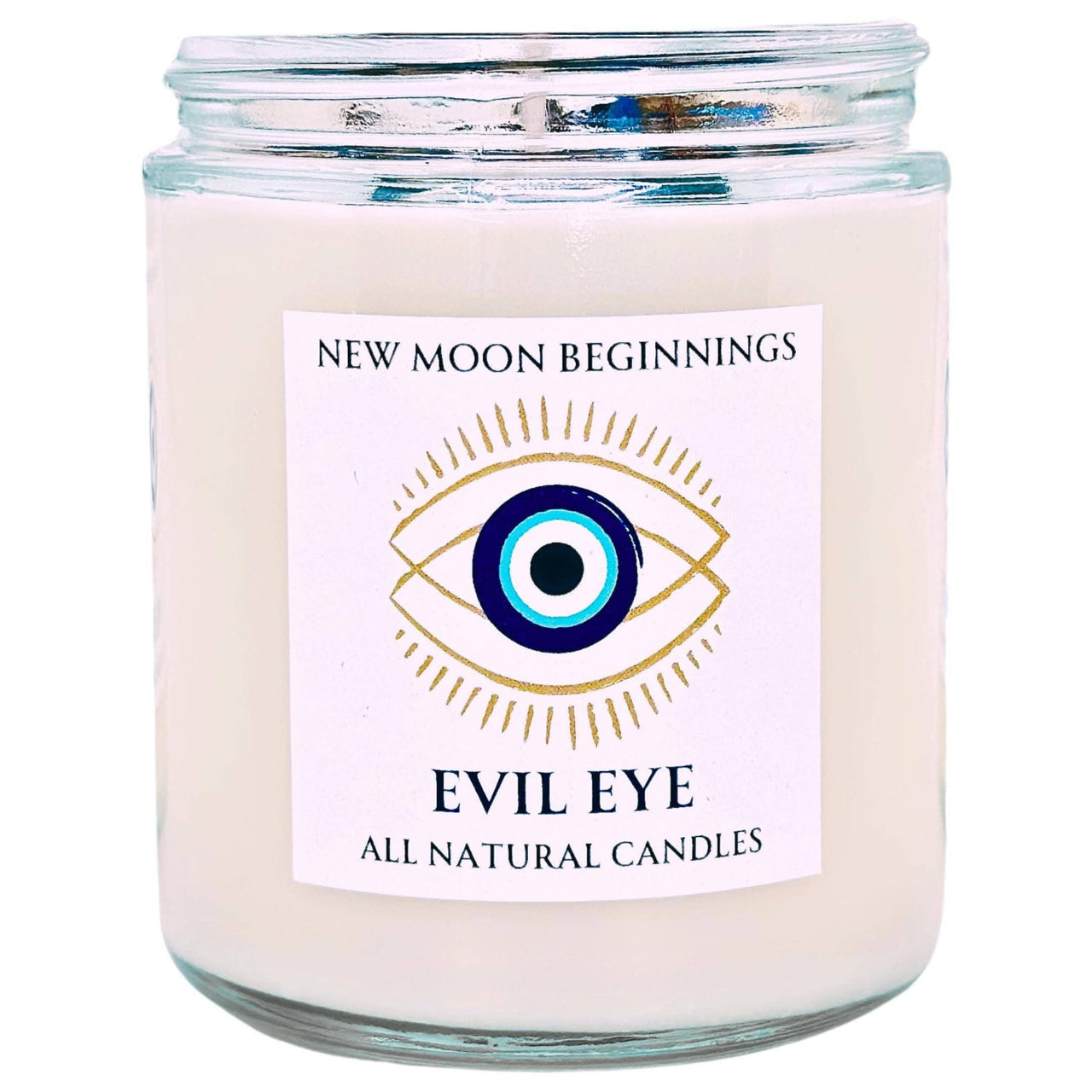 Evil Eye Protection Candle 9oz Glass Jar Soy Candle #LV5592