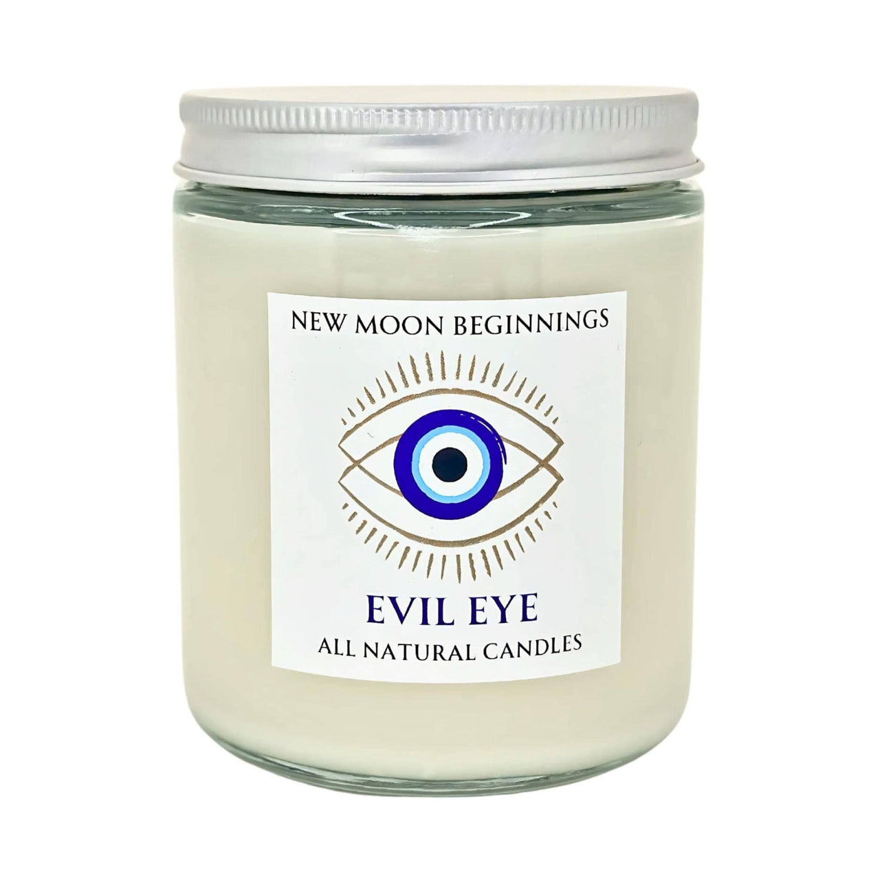 Evil Eye Protection Candle 9oz Glass Jar Soy Candle #LV5592