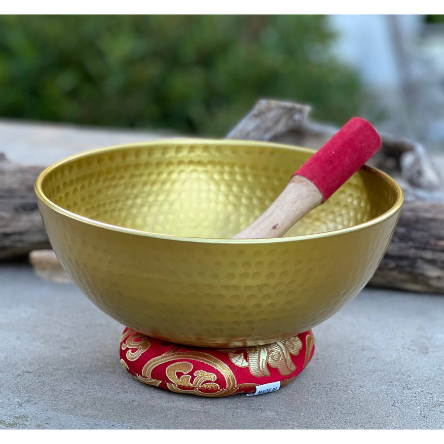 Extra Large Singing Bowl Complete Set Deep Meditation ~