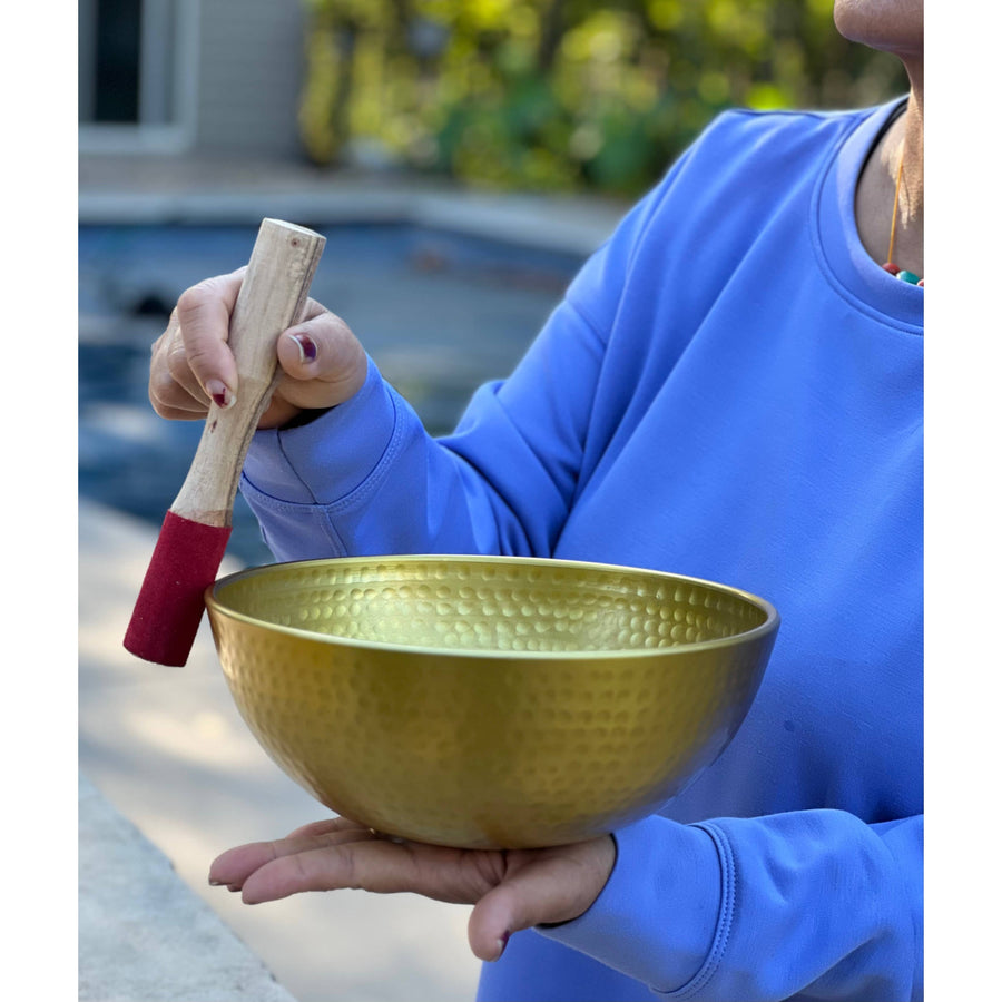 Extra Large Singing Bowl Complete Set Deep Meditation ~