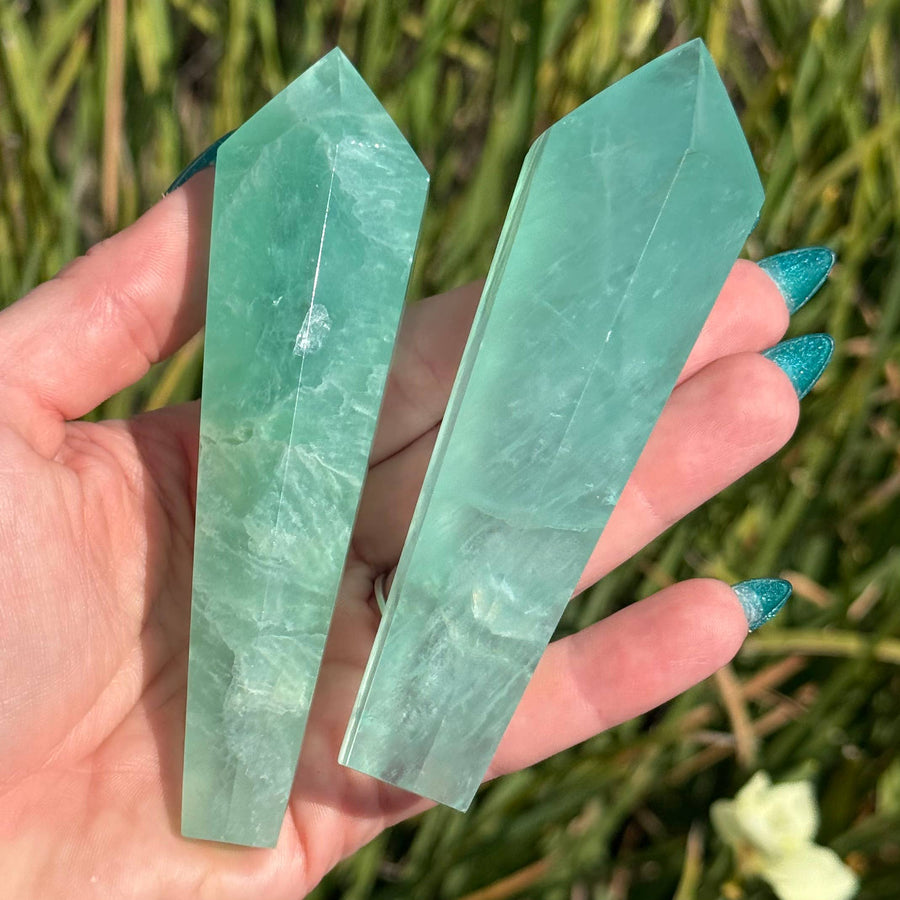 Baja Blast Fluorite Wand #BC1271