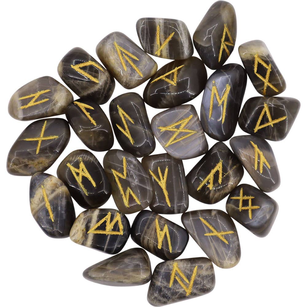 Rune Set Black Moonstone #Q411