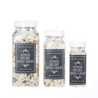 Thumbnail for Stress Relief Crystal & Herb Bath Salt Soak 8oz #LV5593