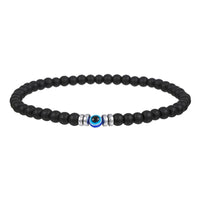 Thumbnail for Gemstone Evil Eye Protection Bracelet Choose Stone #LV4412