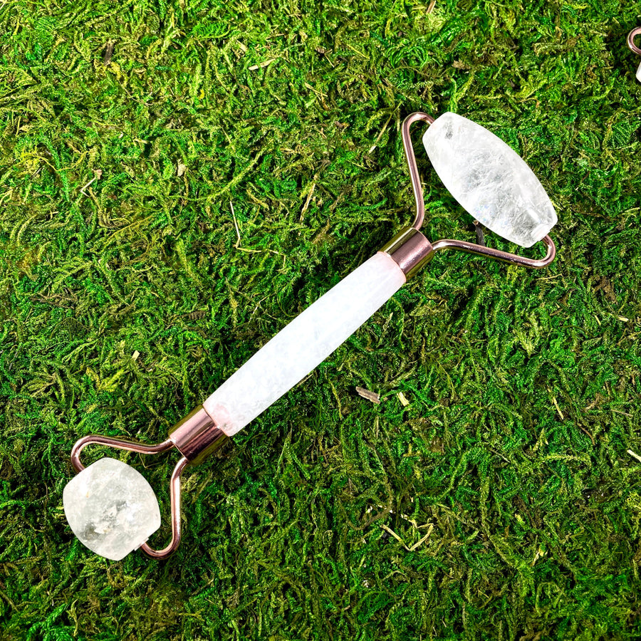 Facial Massage Roller #P102 - Clear Quartz - $39