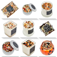 Fall Candles Halloween Candles Soy Candle Crystal Candles