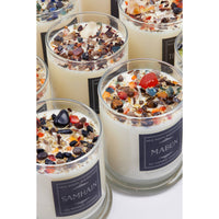 Fall Candles Halloween Candles Soy Candle Crystal Candles