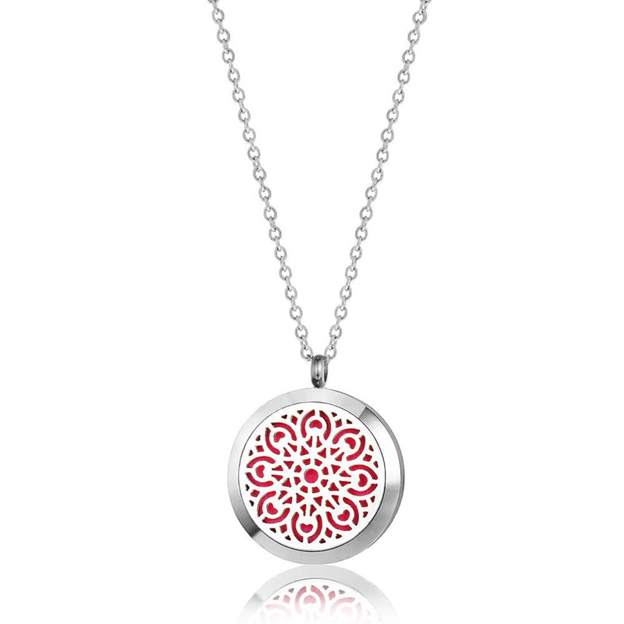 Fantasy Flower Essential Oil Necklace Gift #LV9140 $35