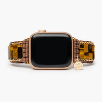 Fierce Tiger’s Eye Apple Watch Strap #LV9178 - $52
