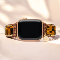 Fierce Tiger’s Eye Apple Watch Strap #LV9178 - $52