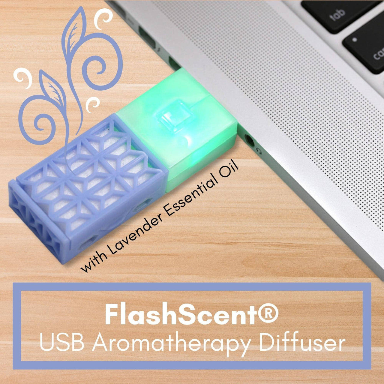 FlashScent® USB Diffuser with Essential Oil #Q404 - $14.99