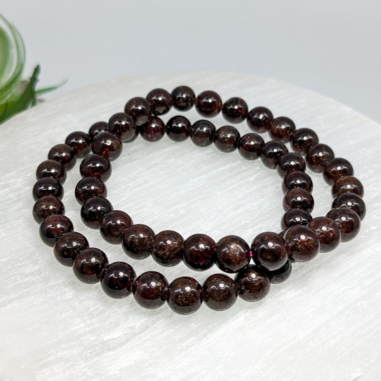 Garnet 7mm Bracelet #LV6277 - $9.95