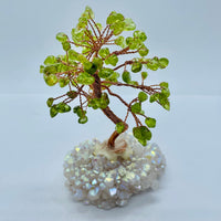 Thumbnail for Decorative Gem Tree with Green Beads on Angel Aura Base #X005 for elegant decor