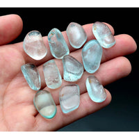 Thumbnail for Gemmy! 1 ’Ice Queen’ BLUE TOPAZ Natural Tumbled Stone